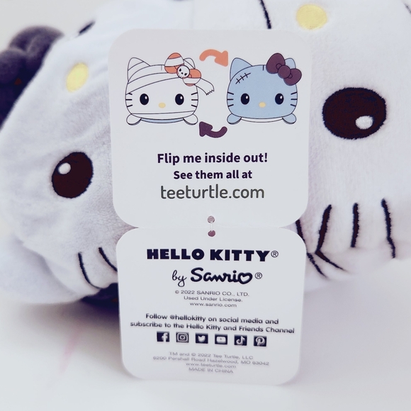 TeeTurtle Sanrio Hello Kitty Zombie & Mummy Reversible Plush - Picture 11 of 11